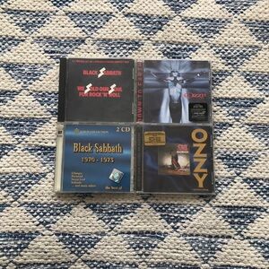 Vintage CDs Black Sabbath Ozzy Osbourne Rock N Roll Metal Classic